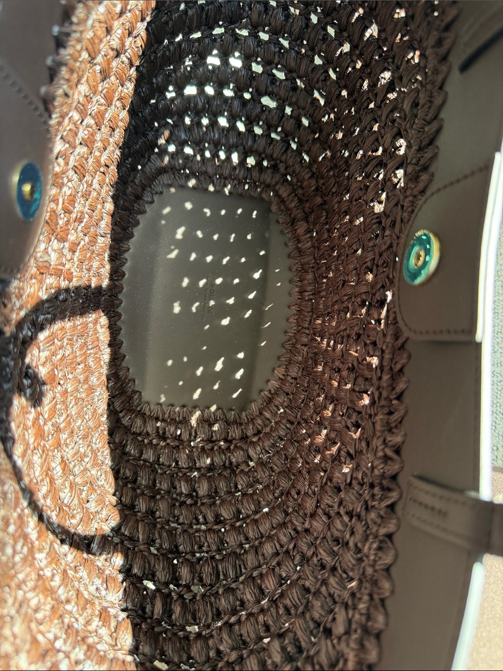 Polene Mini Cyme Raffia Ebony - Picture 6 of 6